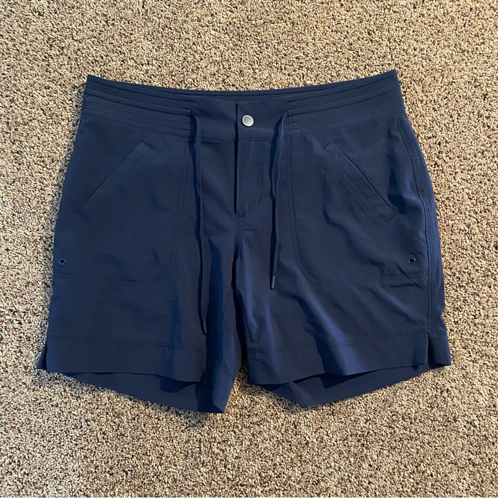 Athleta Rincon board shorts navy blue size 10 women’s